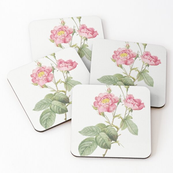 Item preview, Rosa Centifolia, Pink Floral Vintage Botanical, By Pierre-Joseph Redouté designed and sold by Yeldiz.