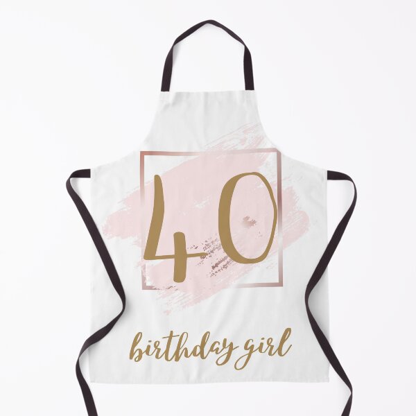 Item preview, 40th Birthday Girl - Fortieth Birthday Celebration Design designed and sold by Partypumpkin.