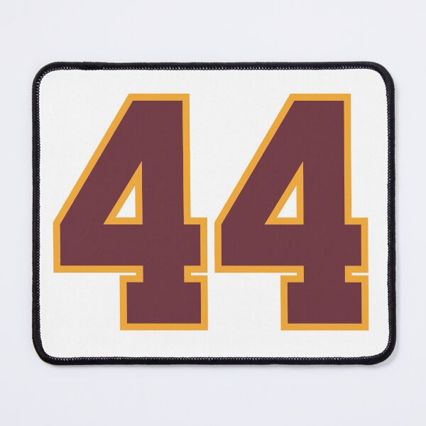 Item preview, Jersey Red and Yellow Number four-four fourty-four 44 designed and sold by forYOUand.