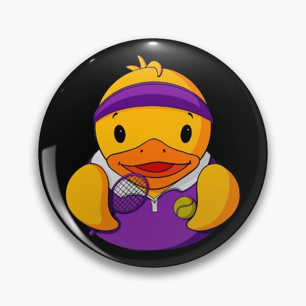 Item preview, Tennis Rubber Duck designed and sold by Alisha Ober Designs.
