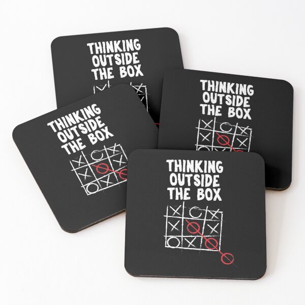 Item preview, Think Outside The Box print Neurodiversity designed and sold by theodoros20.