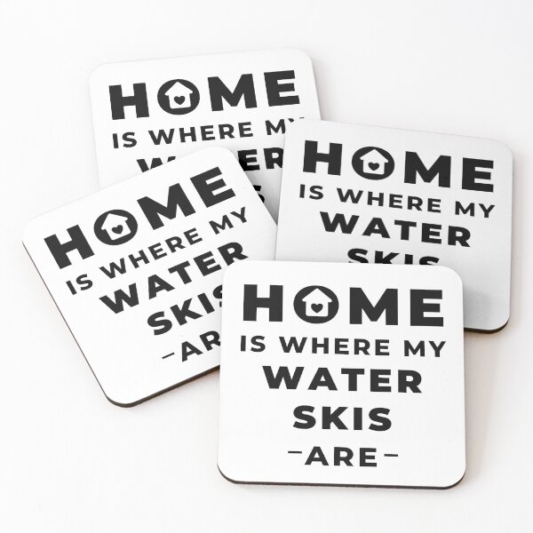 Item preview, Home is where my water skis are designed and sold by TheGreenGoat.