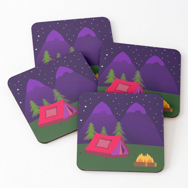 Item preview, Camping in the night designed and sold by Sumit9711.