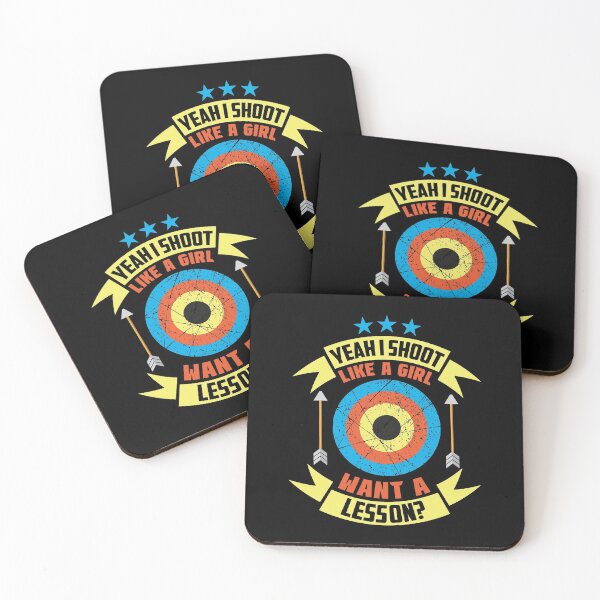 Item preview, Yeah I Shoot Like A Girl Want A Lesson? Archer gifts design designed and sold by theodoros20.