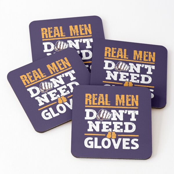 Item preview, Real Men Don't Need Gloves Bare Knuckle Boxing designed and sold by jaygo.