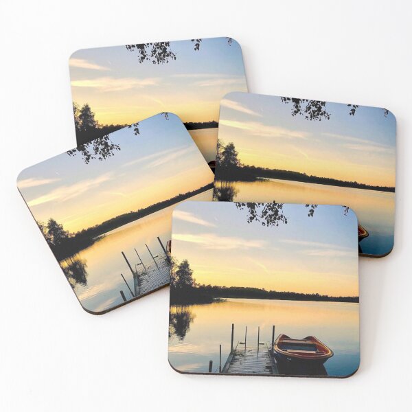 Item preview, Boat by the lake designed and sold by HenrikGPhoto.