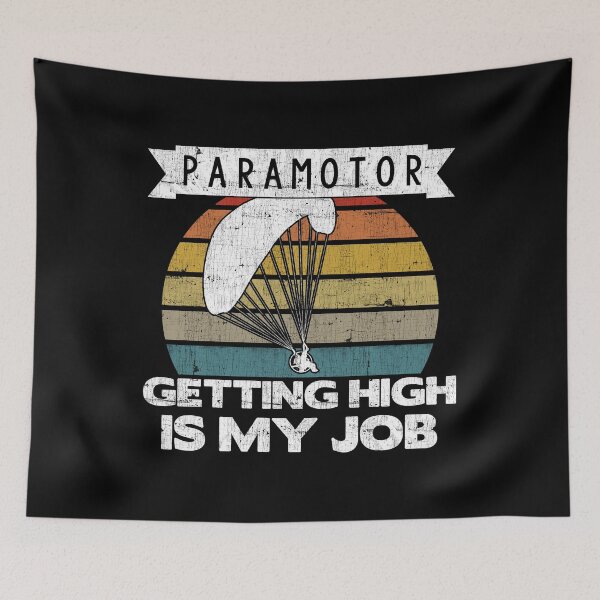 Item preview, Paramotor Pilot Getting High Is My Job graphic designed and sold by theodoros20.