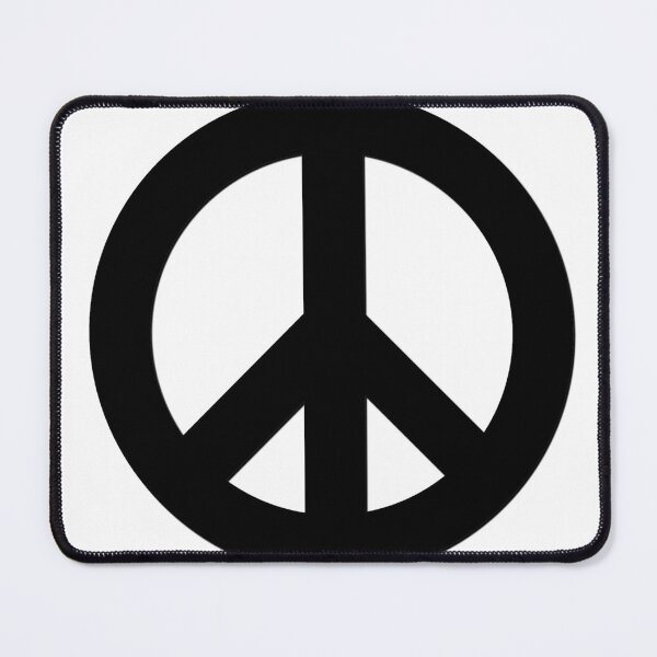Item preview, Black on White CND Peace Symbol designed and sold by podartist.
