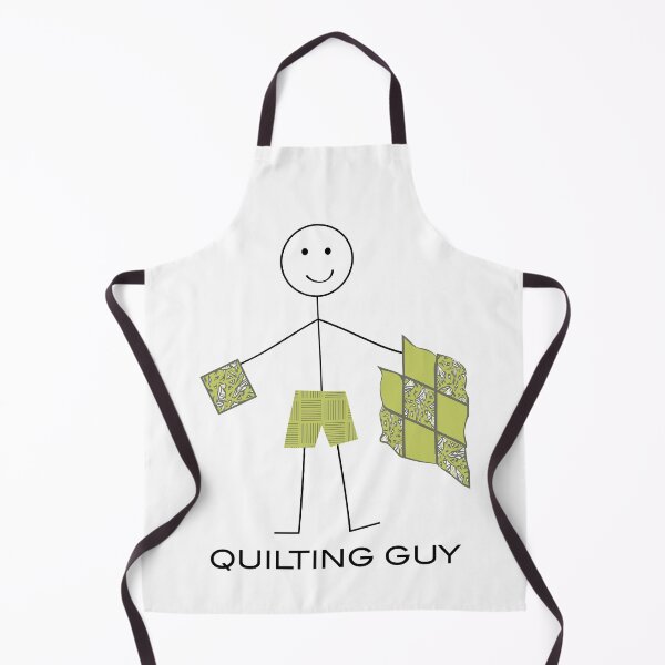 Item preview, Funny Mens Quilting Guy designed and sold by whyitsme.