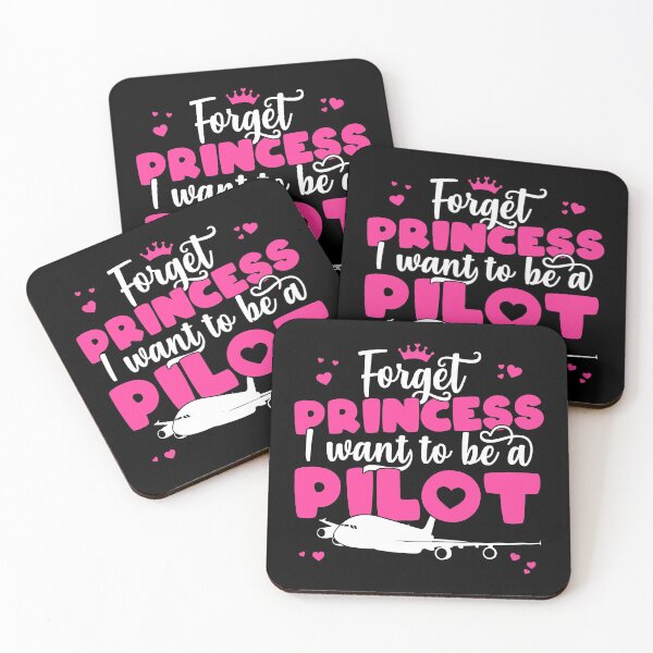 Item preview, Forget Princess I Want To Be A Pilot - Girl Aviation Flight print designed and sold by theodoros20.