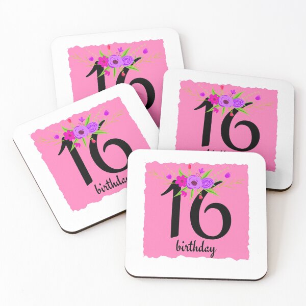 Item preview, 16th Birthday Girl - Sixteenth Birthday Celebration Design designed and sold by Partypumpkin.
