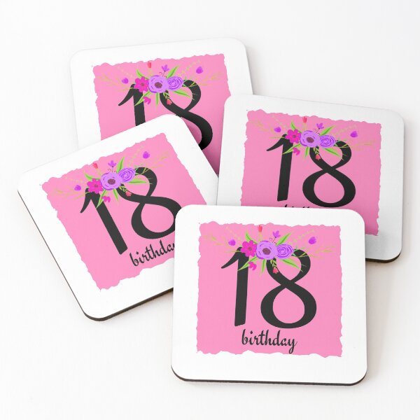 Item preview, 18th Birthday Girl - Eighteenth Birthday Celebration Design designed and sold by Partypumpkin.