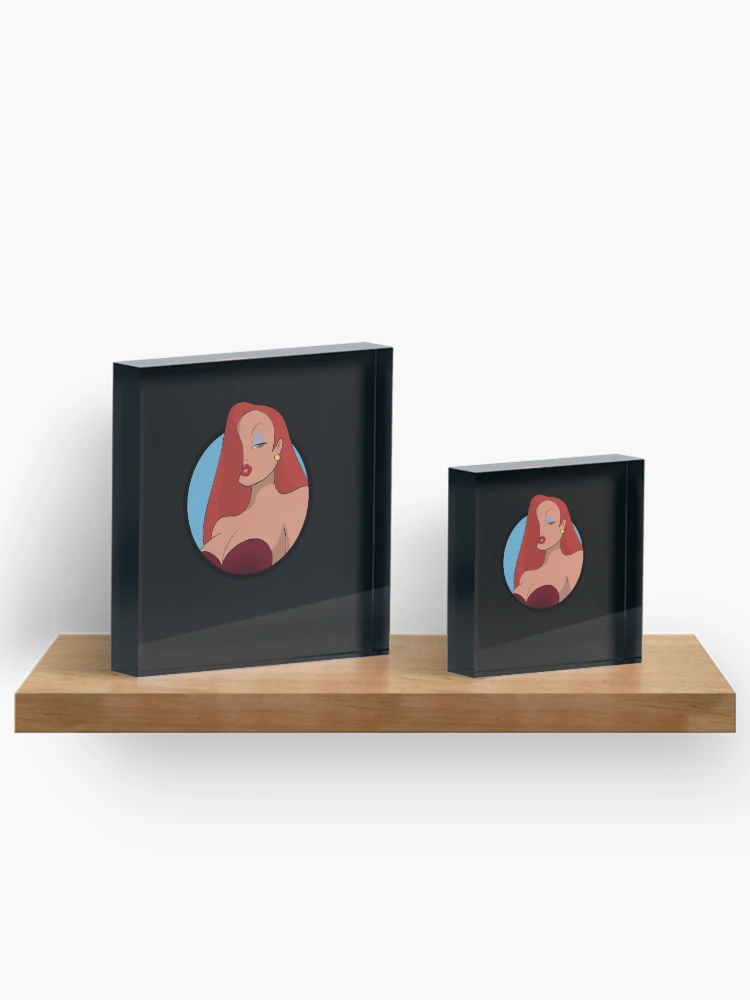 Thumbnail 3 von 5, Acrylblock, Jessica Rabbit Sticker designt und verkauft von STEWARTBUTTON.