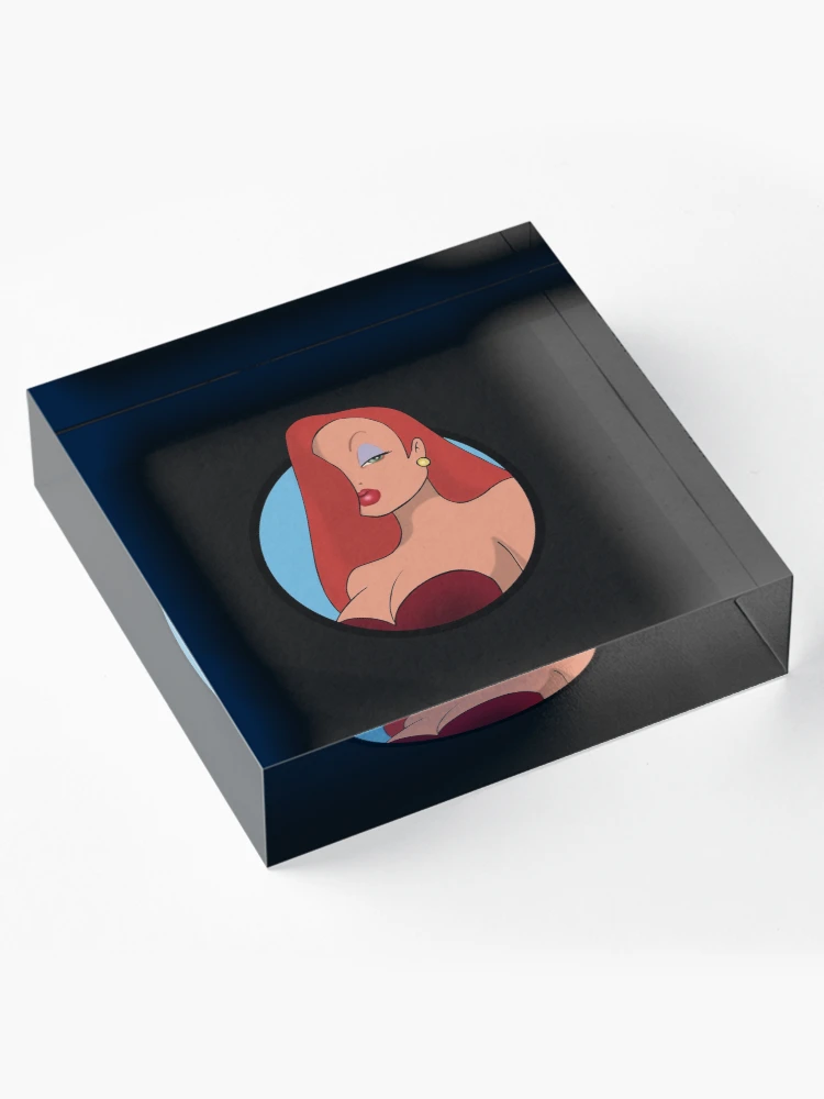 Thumbnail 4 von 5, Acrylblock, Jessica Rabbit Sticker designt und verkauft von STEWARTBUTTON.