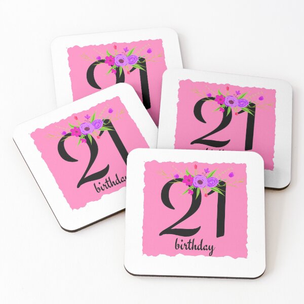 Item preview, 21st Birthday Girl - Twenty First Birthday Celebration Design designed and sold by Partypumpkin.