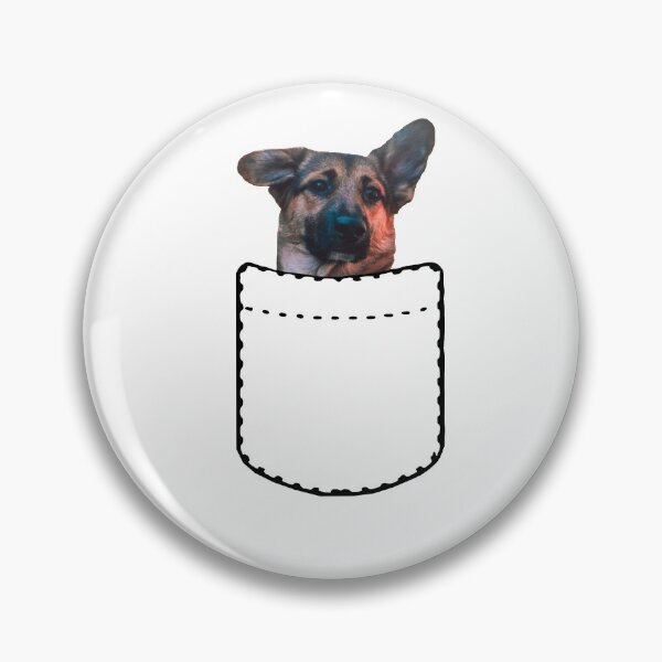 Item preview, German Shepherd in Pocket designed and sold by apuppyfeed.