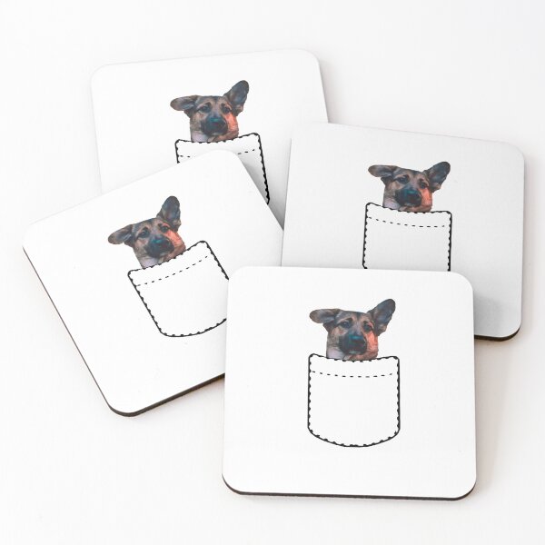 Item preview, German Shepherd in Pocket designed and sold by apuppyfeed.