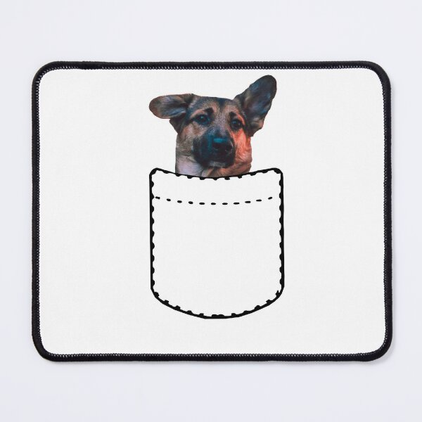 Item preview, German Shepherd in Pocket designed and sold by apuppyfeed.