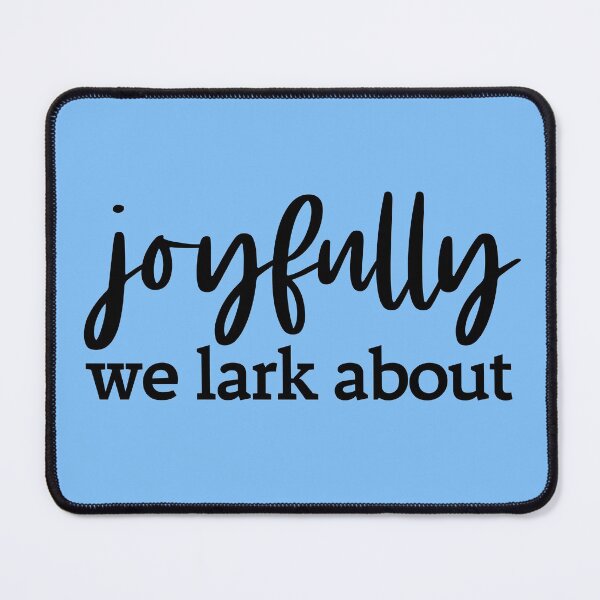 Item preview, Alternative hymn lyrics: Joyfully we lark about (black text) designed and sold by Ofeefee.