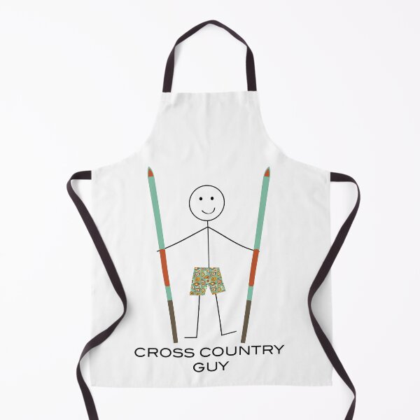 Item preview, Funny Mens Cross Country Ski Guy designed and sold by whyitsme.