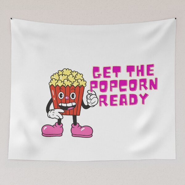 Item preview, get the popcorn ready T-SHIRT, WORLD HELLO DAY PREMIUM t-SHIRT. designed and sold by Luckydoe1.