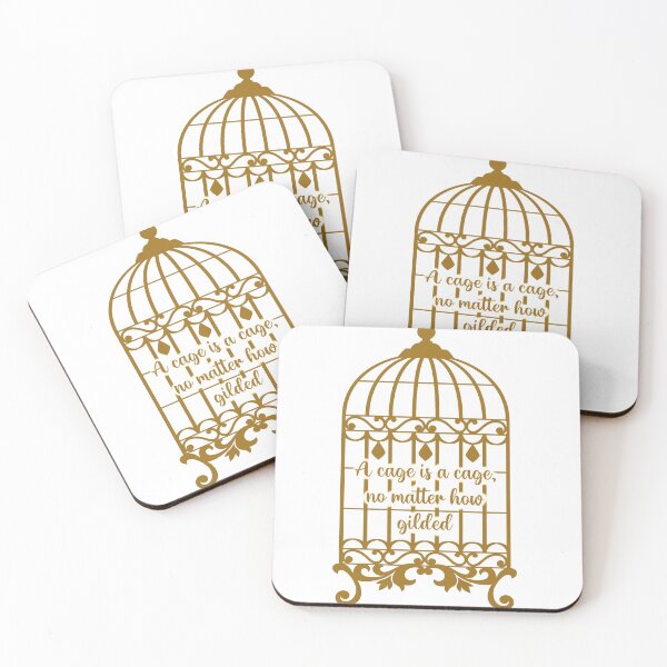 Item preview, A cage is a cage, no matter how gilded  designed and sold by sashabookishart.