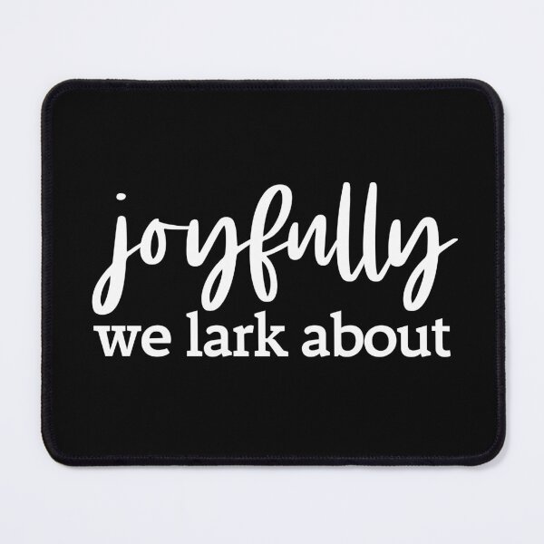 Item preview, Alternative hymn lyrics: Joyfully we lark about (white text) designed and sold by Ofeefee.