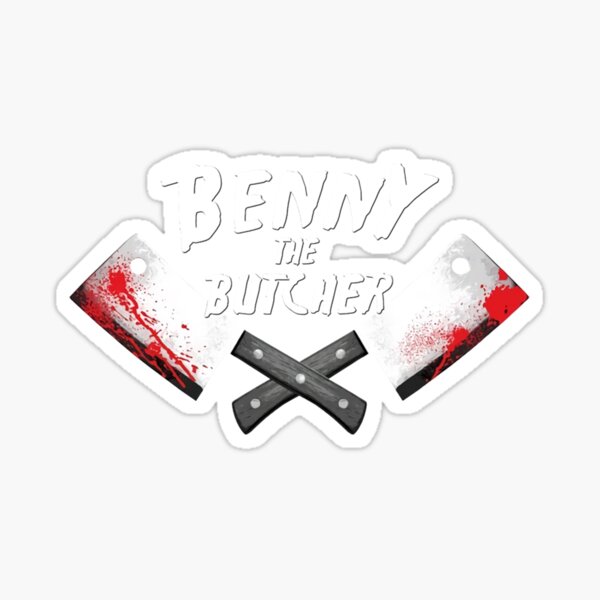 Vista previa del artículo con la obra «Benny el carnicero», diseñado y vendido por StreetHypeLab2.