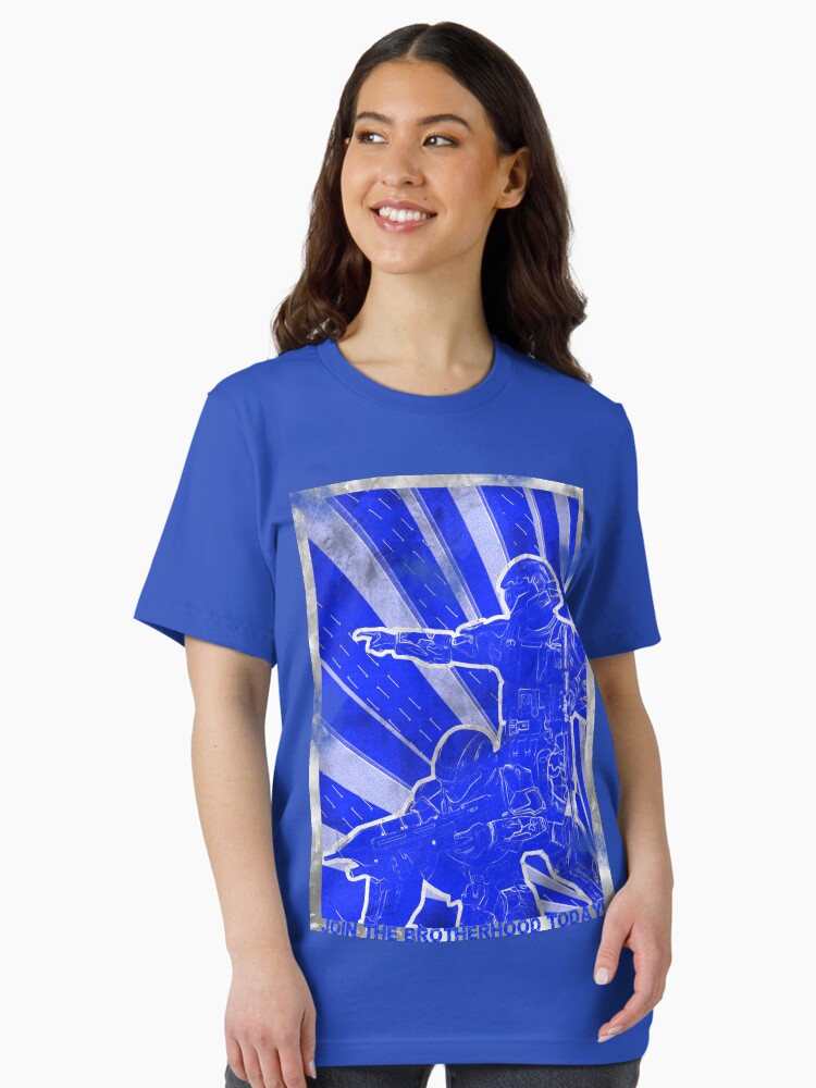 Thumbnail 1 of 7, Essential T-Shirt, BLUE Army "ODST" Propaganda designed and sold by FCRevolutions.