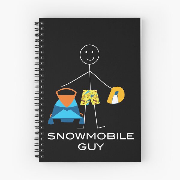 Item preview, Funny Mens Snowmobile Guy designed and sold by whyitsme.