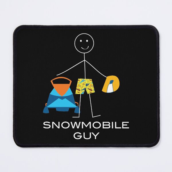 Item preview, Funny Mens Snowmobile Guy designed and sold by whyitsme.