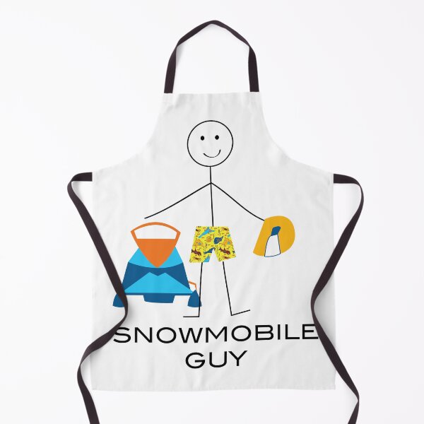 Item preview, Funny Mens Snowmobile Guy designed and sold by whyitsme.