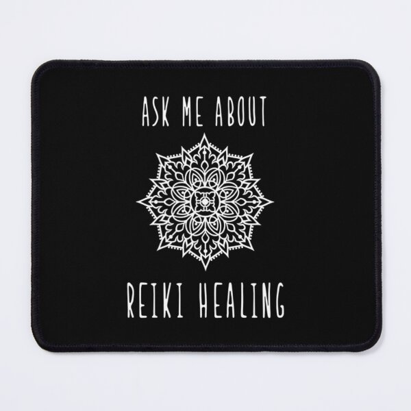 Item preview, Ask Me About Reiki Healing new age spiritual mandala designed and sold by UweFleischmann.