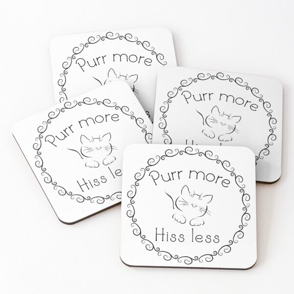 Item preview, Purr more, hiss less designed and sold by Finde.