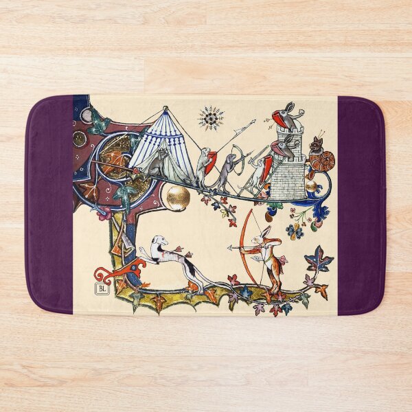 Item preview, WEIRD MEDIEVAL BESTIARY WAR Between Dogs and Killer Rabbits  designed and sold by BulganLumini.