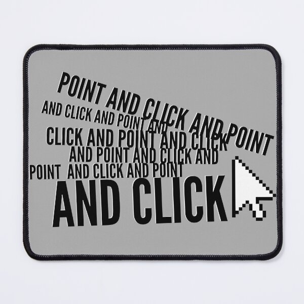 Item preview, Point & Click - black designed and sold by giftex.