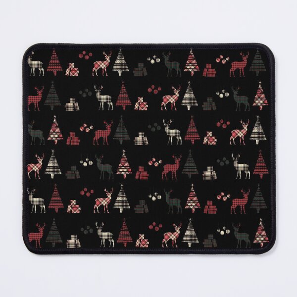Item preview, Black Christmas plaid pattern designed and sold by MrJean.