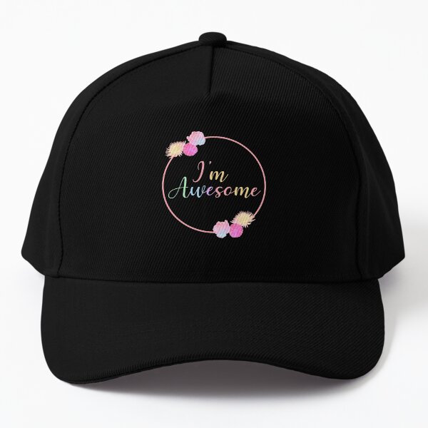 I'm Awesome With Roses Flowers - Flowers Baseball Cap