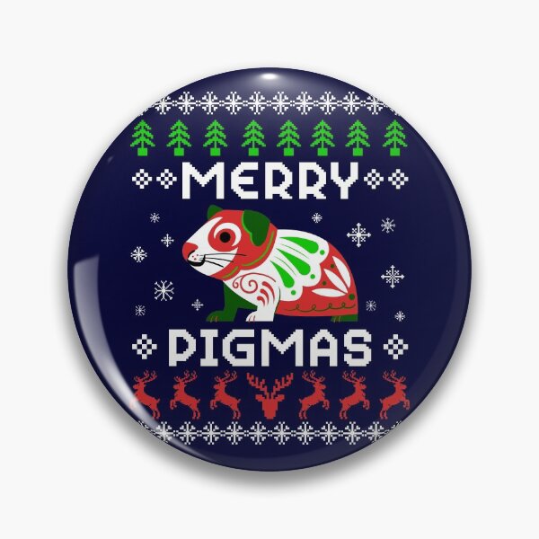 Item preview, Merry Pigmas, Christmas Guinea Pig Pattern designed and sold by ACC .
