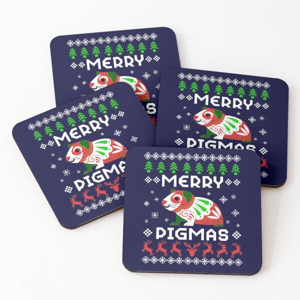 Item preview, Merry Pigmas, Christmas Guinea Pig Pattern designed and sold by ACC .