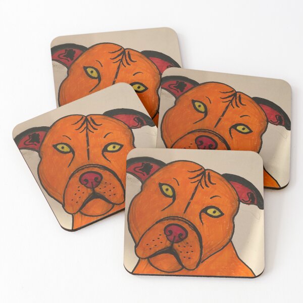 Item preview, Beautiful orange staffy designed and sold by Rebekah Gavra.