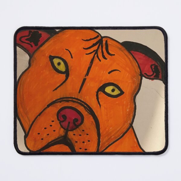 Item preview, Beautiful orange staffy designed and sold by Rebekah Gavra.