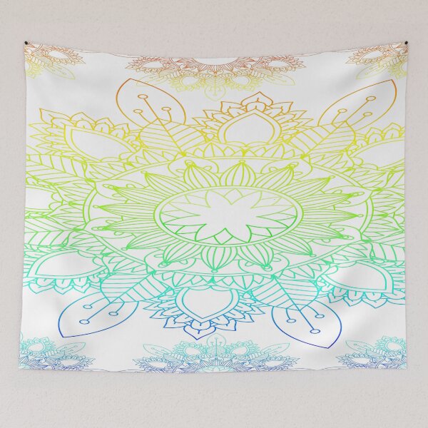 Item preview, Rainbow mandala designed and sold by DigitalMermaid.