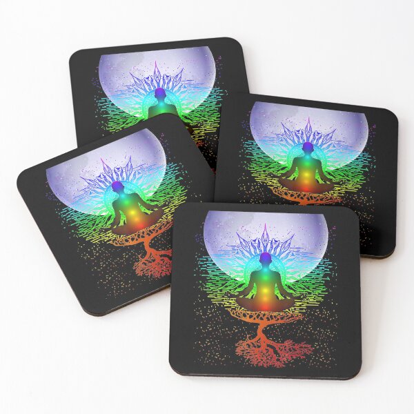 Item preview, Chakra Meditation Moon Tree of Life designed and sold by UweFleischmann.