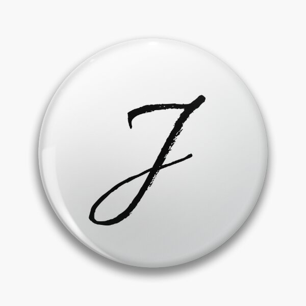Aperçu de l'œuvre Monogramme en italique | Lettre monogramme J créée et vendue par JustSeasons.