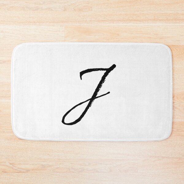 Artikelvorschau, Monogramm in Kursivschrift | Monogrammbuchstabe J entworfen und verkauft von JustSeasons.