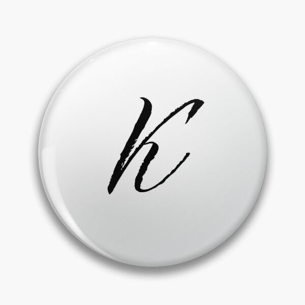 Artikelvorschau, Monogramm in Kursivschrift | Monogrammbuchstabe K entworfen und verkauft von JustSeasons.