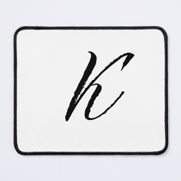 Artikelvorschau, Monogramm in Kursivschrift | Monogrammbuchstabe K entworfen und verkauft von JustSeasons.