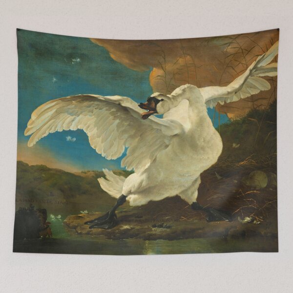 Item preview, The Threatened Swan by Jan Asselijn (c 1600) designed and sold by allhistory.