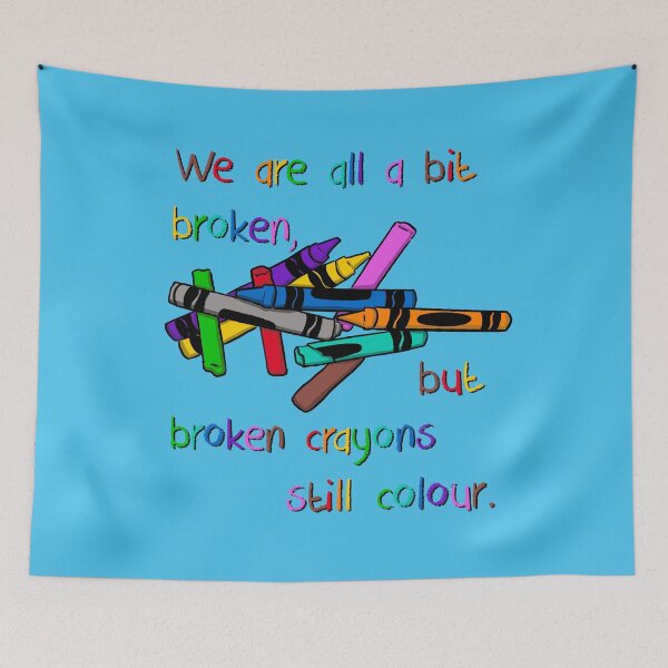 Item preview, Broken crayons designed and sold by Pickle-Lily.